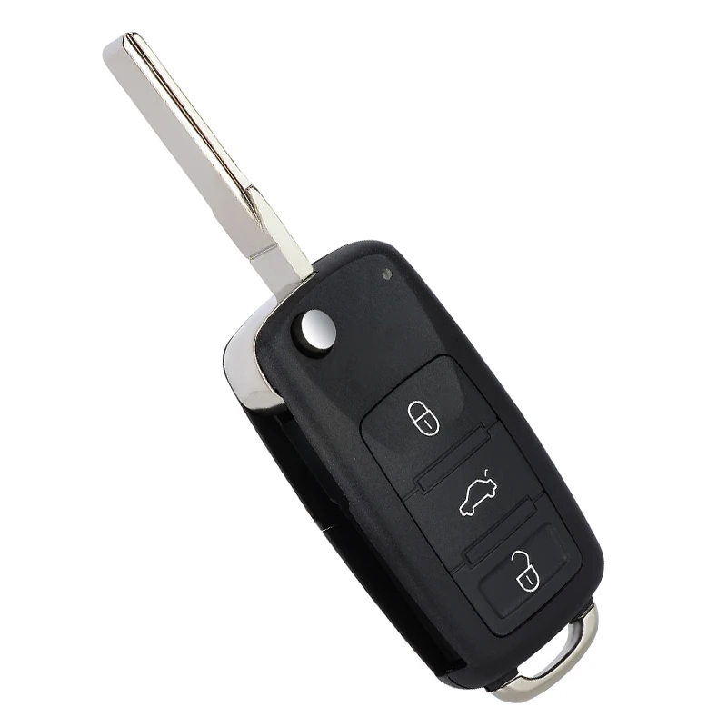KEYECU 433MHz ASK Megamos AES / ID88 Chip 5K0 837 202 BH / DH Smart Remote Key Fob for Volkswagen Beetle Caddy Caravelle Jetta car remote key