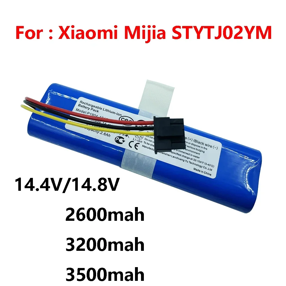 

NEW 14.4V 2600mAh Rechargeable Li ion battery For Conga 3290 3390 3490 3590 3690 3790 3890 Sweeping Mopping Robot Vacuum Cleaner