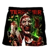 Terrifier 2 Horror Movie 3D Print Beach Shorts Men's Hip Hop Oversized Surfing Board Sport Pants Swimsuits Trunks Kids Clothing 1