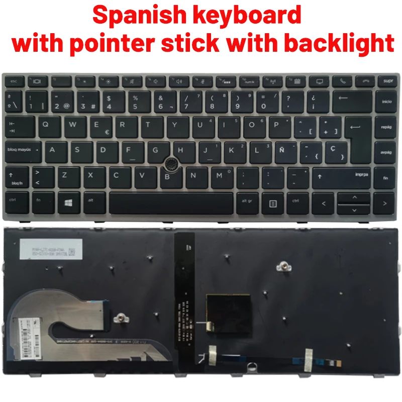 NEW For HP EliteBook 840 G5 846 G5 745 G5 ZBook 14u G5 14u G6 US/UK/Spanish/French/Czech/Romanian/Slovenian laptop keyboard