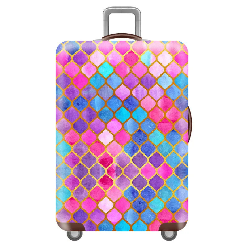 Fashion Luggage Case Dust Cover Elastic Suitcase cover For 18-32Inch Trolley Travel accessories