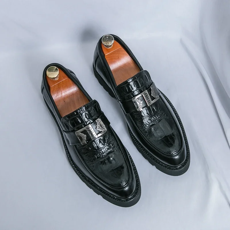 Se99c49d6f0f64bb4939c865fd9349288m Stylish VIPOL White Loafers for Men Slip-On Dress Shoes for Parties