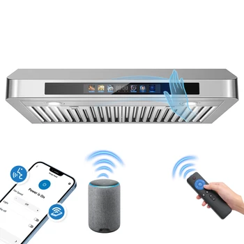 30/36-Inch Under Cabinet Range Hood, 900 CFM with Voice/Gesture/Touch Control 1