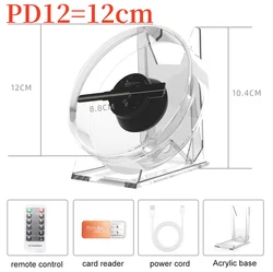 Compact 3D Holographic Display Fan for Advertising and Events