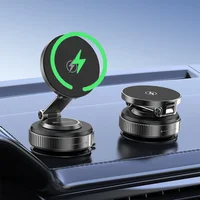 Magnetic Wireless Charger Holder Vacuum Phone Stand for Magsafe iPhone 16-12 Pro Max 360° Adjustable Suction Cup Car Dashboard
