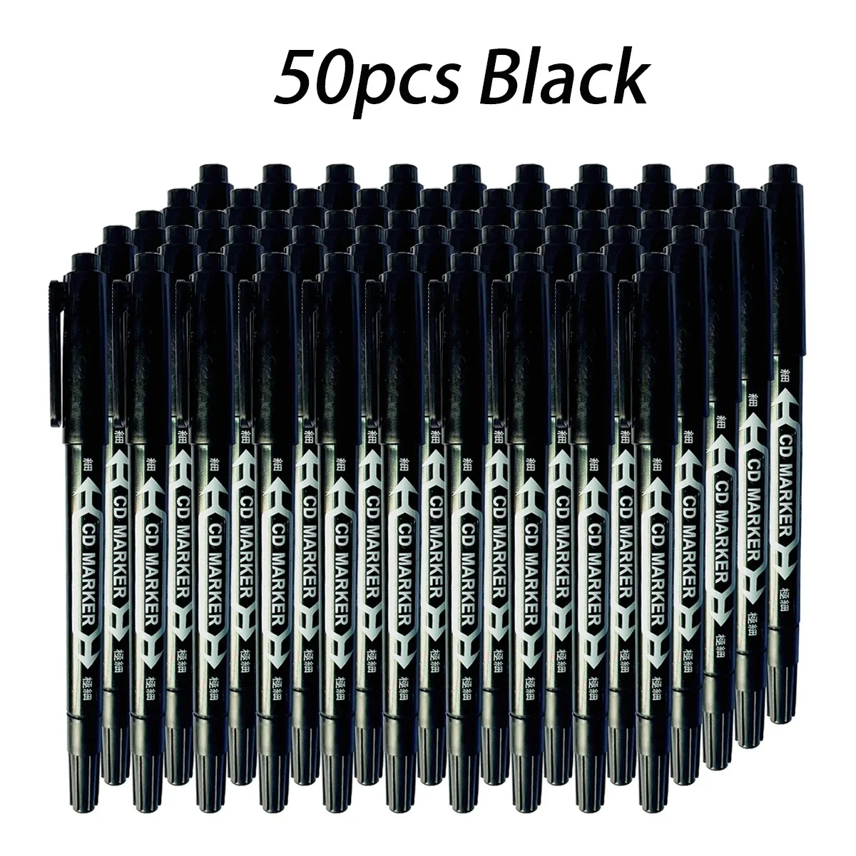 Set of 10 Waterproof Dual-Tip Colored Markers for Sketching and Art Supplies
