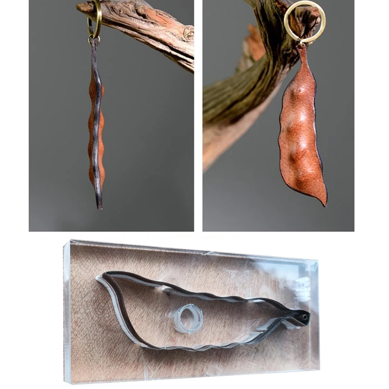 

Кожаные изделия ручной работы, форма для режущего инструмента, форма для резки мелких бобов, подвеска в виде бобов