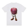 Funny Me Asf Apple with Face Meme T Shirt Unisex Fashion High Quality T Shirts Men Retro Casual Short Sleeve T-shirt Tops 5