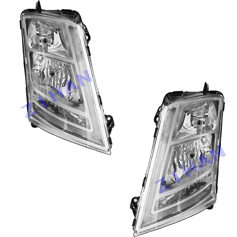

one pair Suitable For Volvo FH16 FH4 Head Lamp Left And Right MANUAL Chrome OE: 22239219/21221130 22239217 22239219