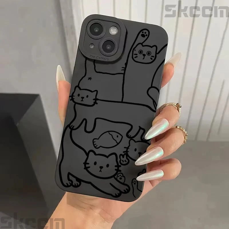 Funny Calculating Cat IPhone Case