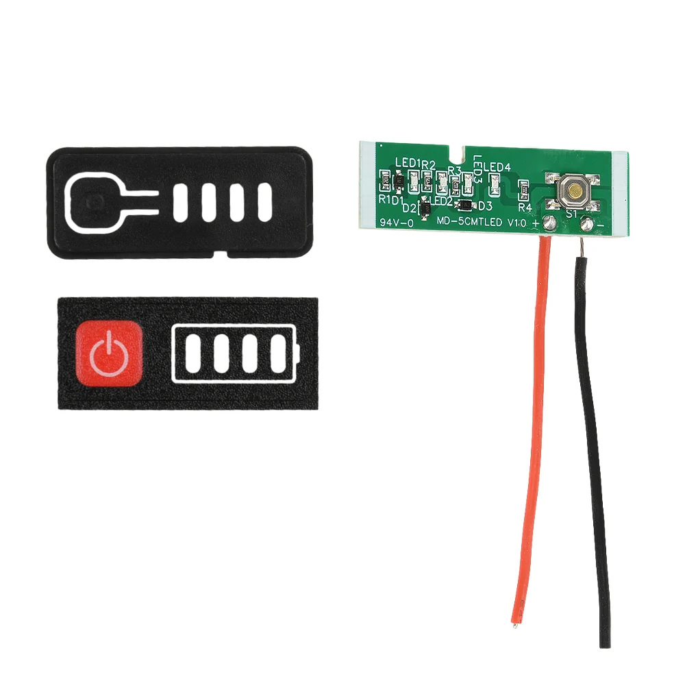 10S 5S Lithium Battery Display 18V 21V 36V 42V Electric Drill Screwdriver Battery Capacity Indicator Display 18650 Batteries