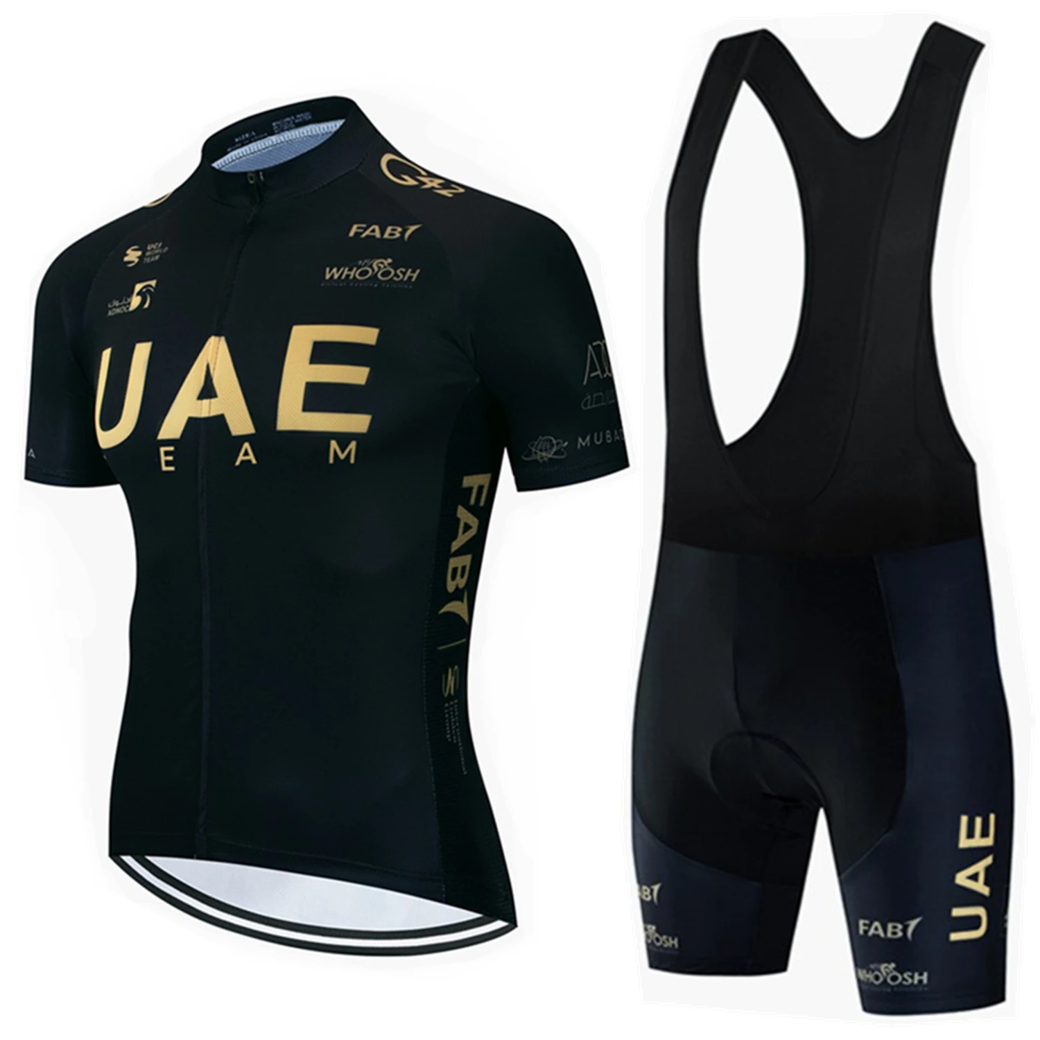 UAE Summer Cycling Jersey Set Man's Short Sleeve Cycling Clothing MTB Bike Uniform Maillot Ropa Ciclismo Summer Bicycle Wear 4