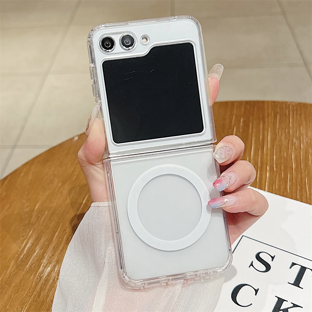 Shockproof Magnetic Transparent Phone Case with Magsafe Compatibility