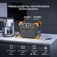 Portable Power Station,Solar Generator Battery Backup, Fast Charging Power Station for Home use, RV, and Outdoor Camping 2