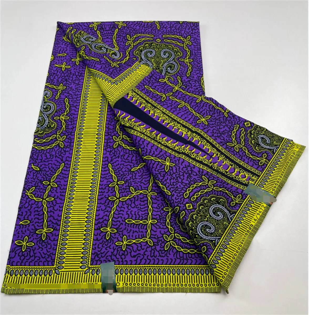 

Real Wax African Printed Cotton Fabric Material For Clothes Veritable Dutch Ankara Wax Dye Block For Fabric For Sewing Wedding