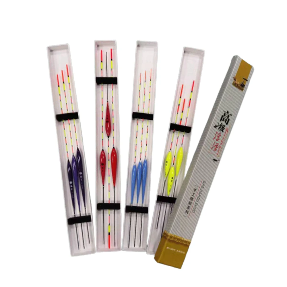 

3pcs Fishing Float Sports Fishing Supplies Drop Shipping Balsa Boya FreshWater Flotador Carp Fishing Tackle with Box