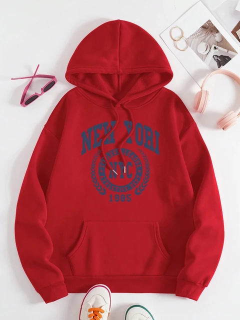 New Yori Nyc 1985 City Graphic Sweatshirt Men Women Autumn
