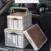1 Outdoor Camping Storage Box With Handle 15L Foldable Storage Box Portable Camping And Picnic Storage Box Car Luggage 4