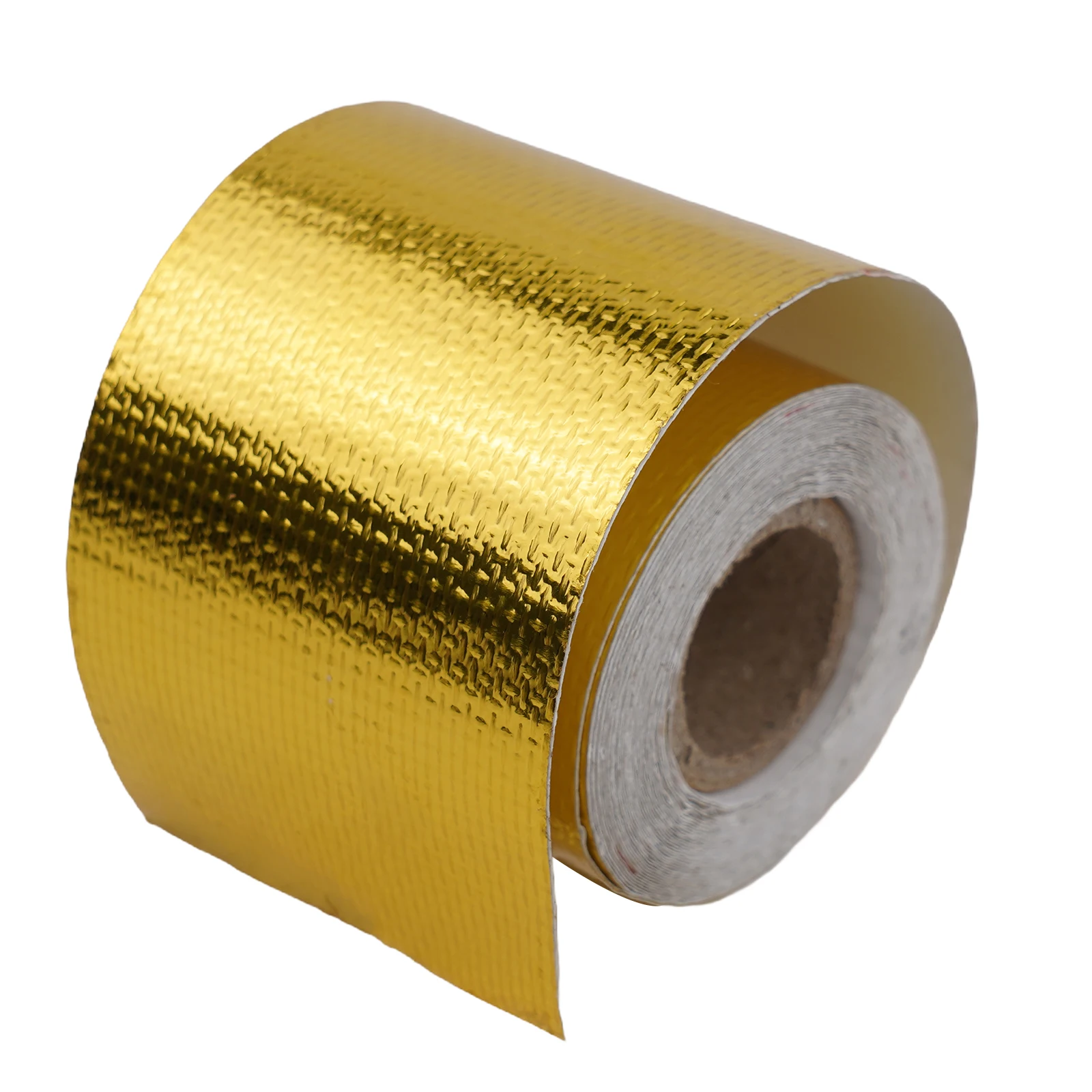 고품질 단열 테이프 알루미늄 호일 골든 디자인 고온 범용 장착 자동차 트럭 부품 배기 튜브