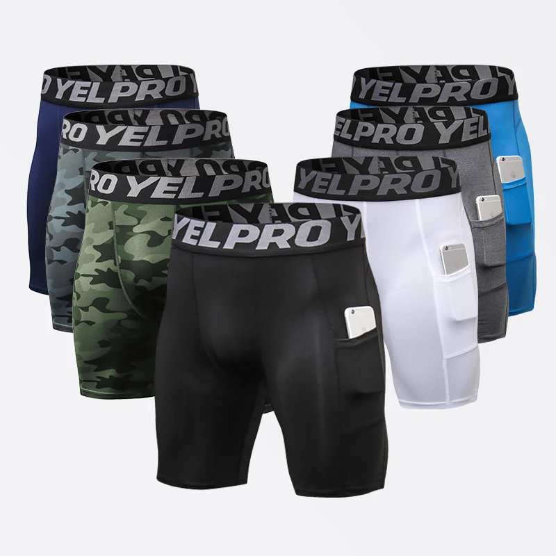Sports-Shorts-Men-Compression-Running-Shorts-With-Pocket-Quick-Dry ...