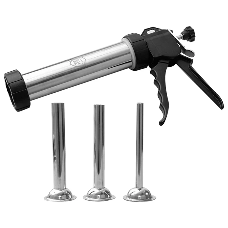 Manual Sausage Meat Fillers Machine for Stuffer Filler Hand Operated Machines Funnel Nozzle |
