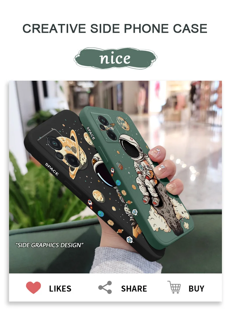 جراب هاتف سيليكون زحل لطيف للأطفال ، غطاء لهاتف xناومي بوكو M6 X6 F6 M5 M5S F5 X5 F4 X4 M4 F3 X3 F2 Pro X2 C40 4G 5G GT NFC