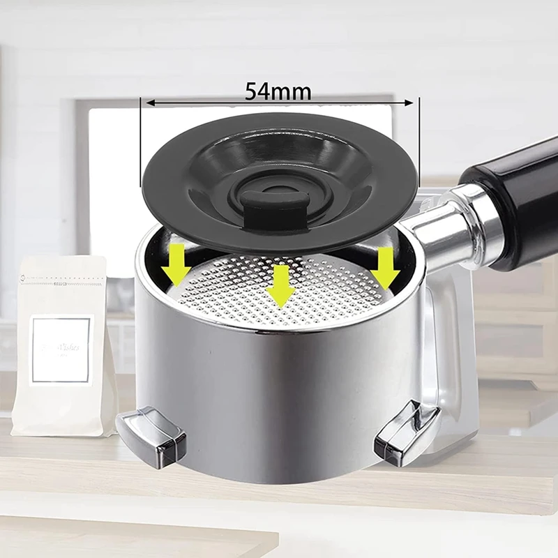 에스프레소 메이커용 백플러시 디스크, 커피 머신, 백플러시 교체, 54mm, 5 개