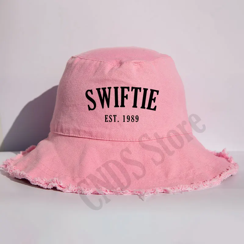 

Swiftie Est.1989 Printed Bucket Hat Summer Woman's UV50+ Protection Rough Edge Fisherman Cap Ladies Travel Party Panama Hats