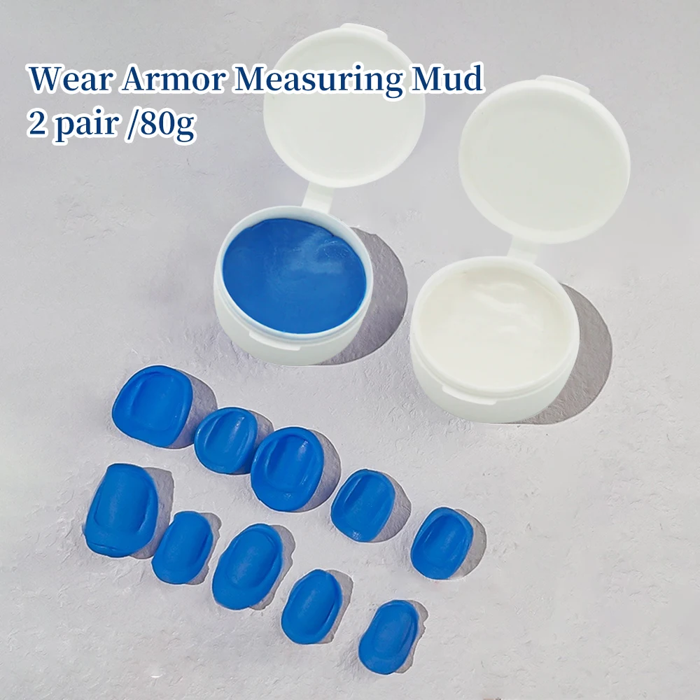 

Wear Armor Measuring Mud Dental Impression Material kit B Silicone Teeth Molding Moulding Materials Systems Bite Putty kit