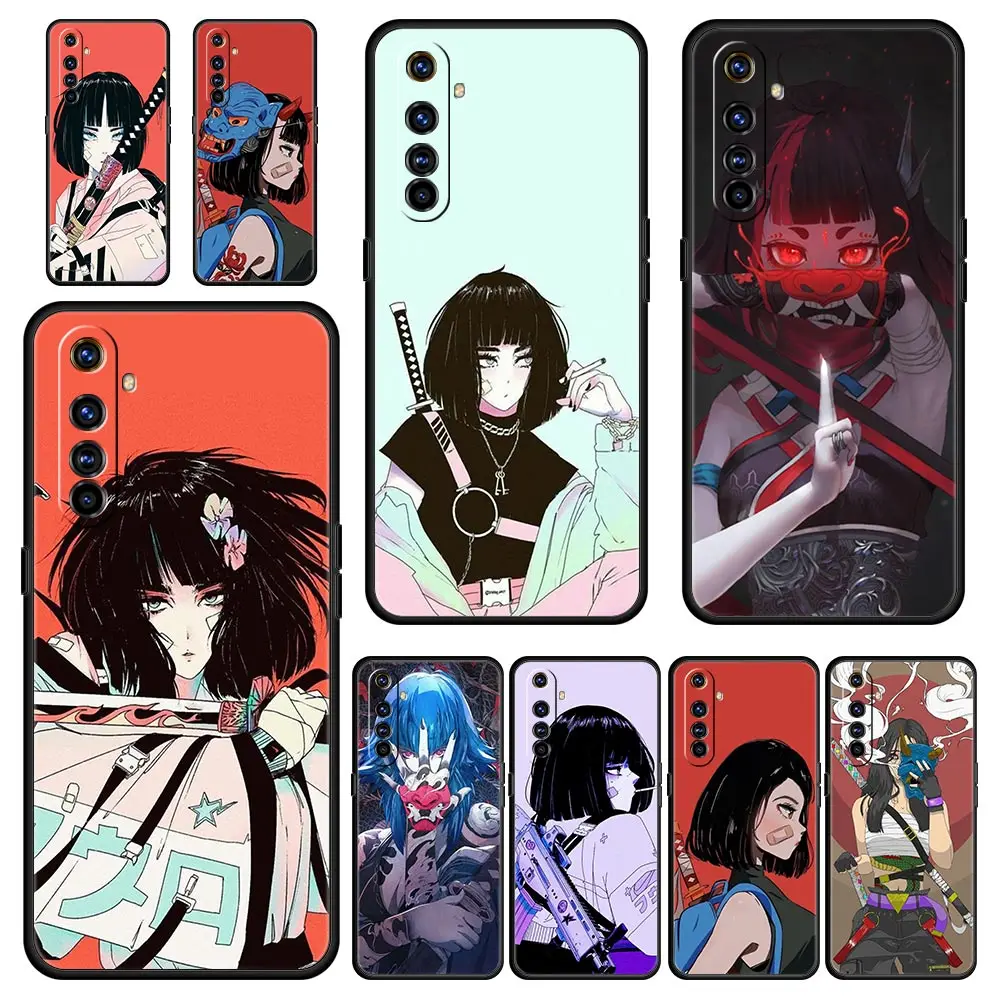 Japanese Style Anime Girl Phone Case - Artistic Cover