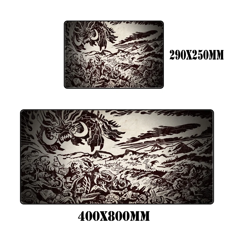 

Black and White Art Large Mouse Pad Computer Decoration Gaming Accessories Room Kawaii PC Notebook XXL Mousepad Desk Mat Carpet