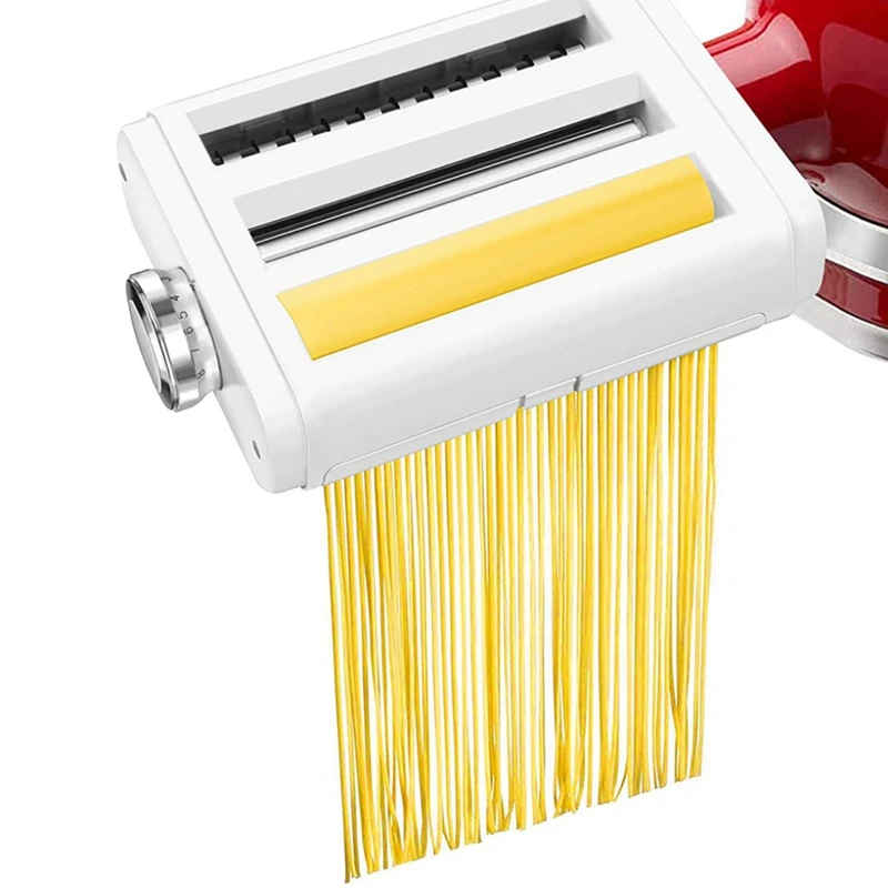For Kitchenaid 3 In 1 Noodle Makers Parts Fettuccine Cutter Roller  Attachment Stand Mixers Pasta Food Processors