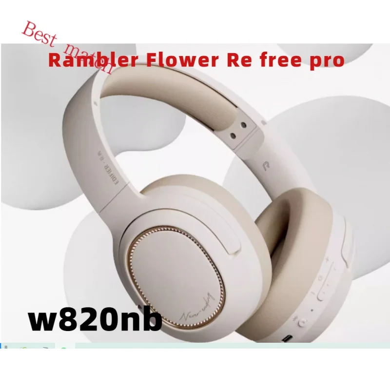 

Rambler Flower Re free pro headwear active noise cancellation Bluetooth headset Music w820nb