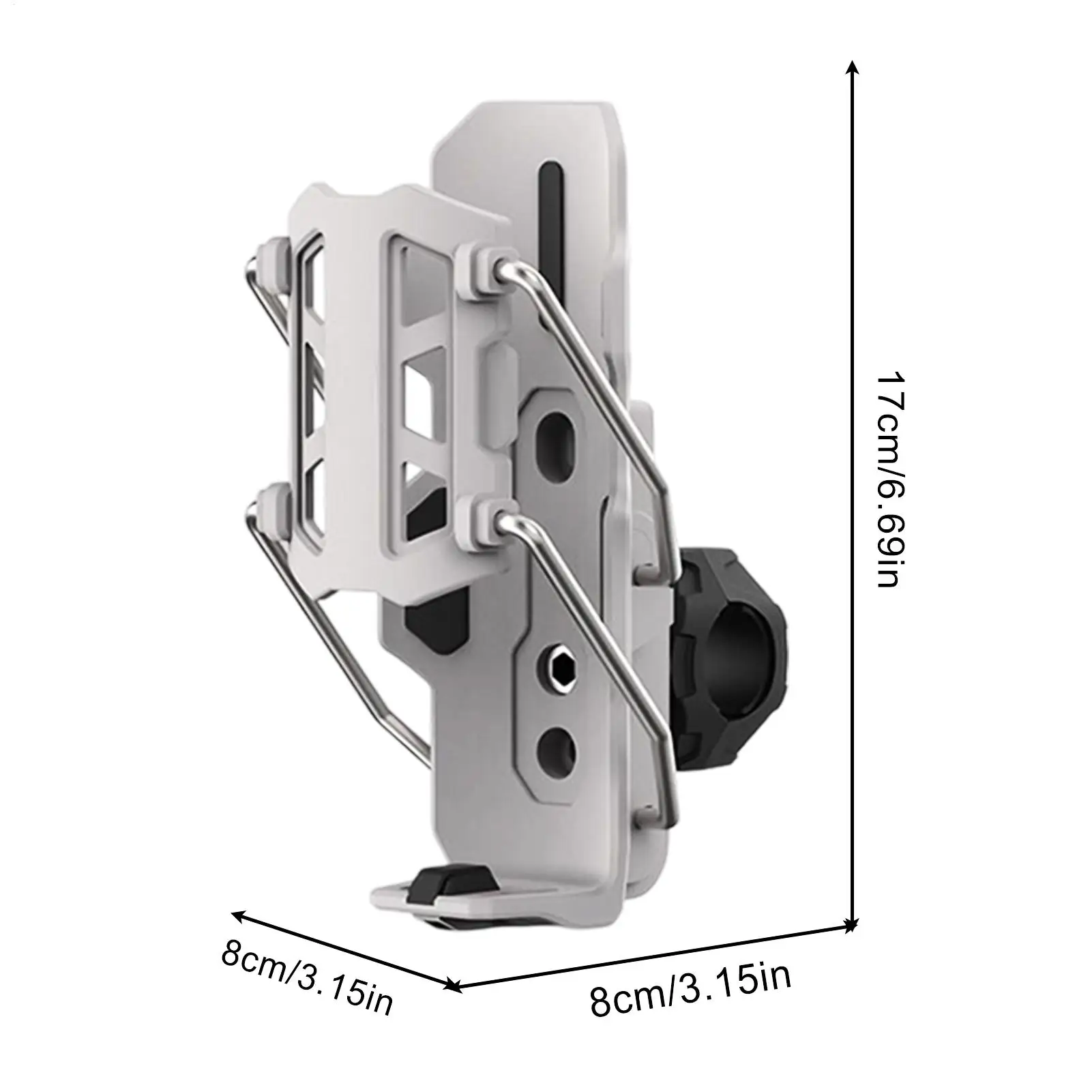 Bike Bottle Holder Automatic Clamp Motorcycle Drink Cage 360 Degree Rotatable Adaptive Cupholder For Bicycles Road Bikes