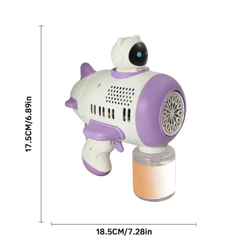 Fully Automatic Bubble Blowing Machine Children's Handheld Gun Gatling 2023 New Boys and Girls' Toy Electric Popular Online 6