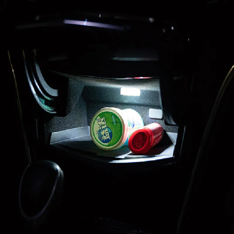 Car Mini Led Touch Switch Light Auto Wireless Ambient Lamp Portable Night Reading Light Car Roof Bulb Interior 1pc