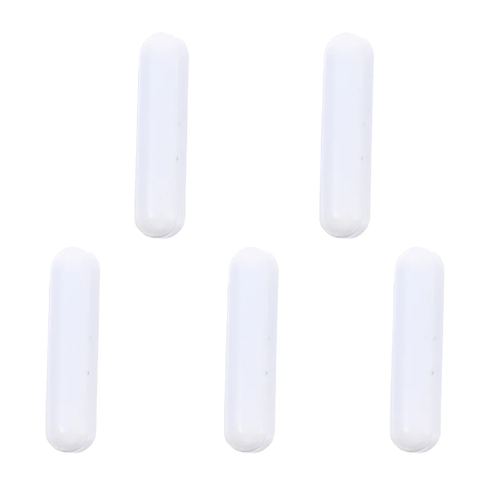 

5 Pcs Stirring Magnet Magnetic Rotor Magnets Rod Bar Ptfe Plate Laboratory Bars