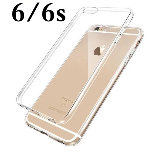 Silicon Cell Phone Case Phone Case Cell Phone Case Ricestate For iPhone6 6s Ultra Thin Transparent Clear TPU Case For iPhone 6 6S 4.7inch Crystal Back Protect Silicone Phone Bag