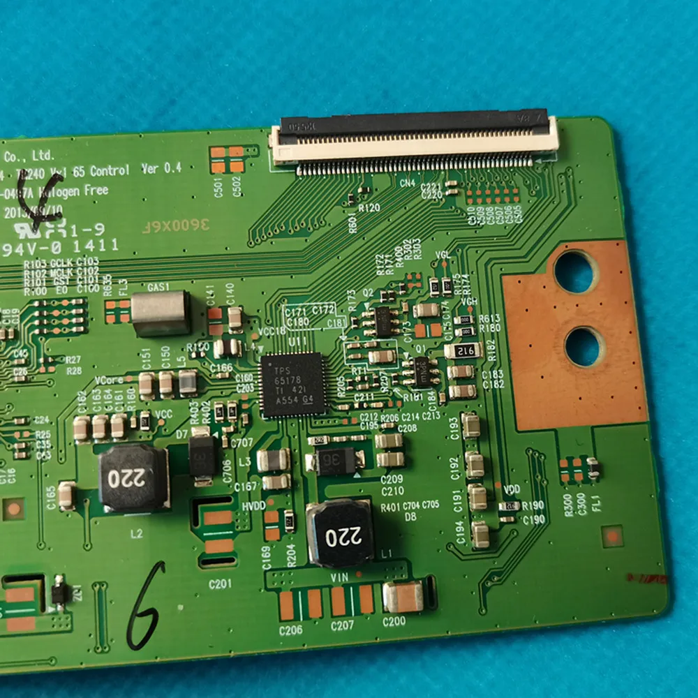 Placa de Controle T-con 6870c0497a 6870c-0497b 6871l3573b V14 Tm240 Vx1 65 Lg650euf Kdl65w950b Kdl-65w955b - Image 4