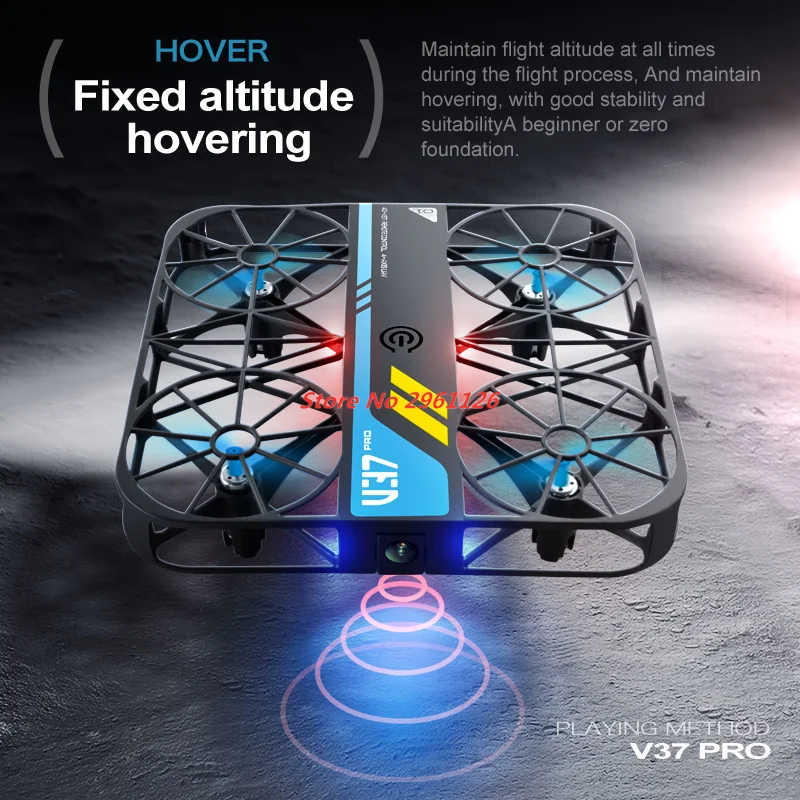 Mini Drone 4K 6K 8K avec Caméra, 2 Batteries, Jouet Télécommandé