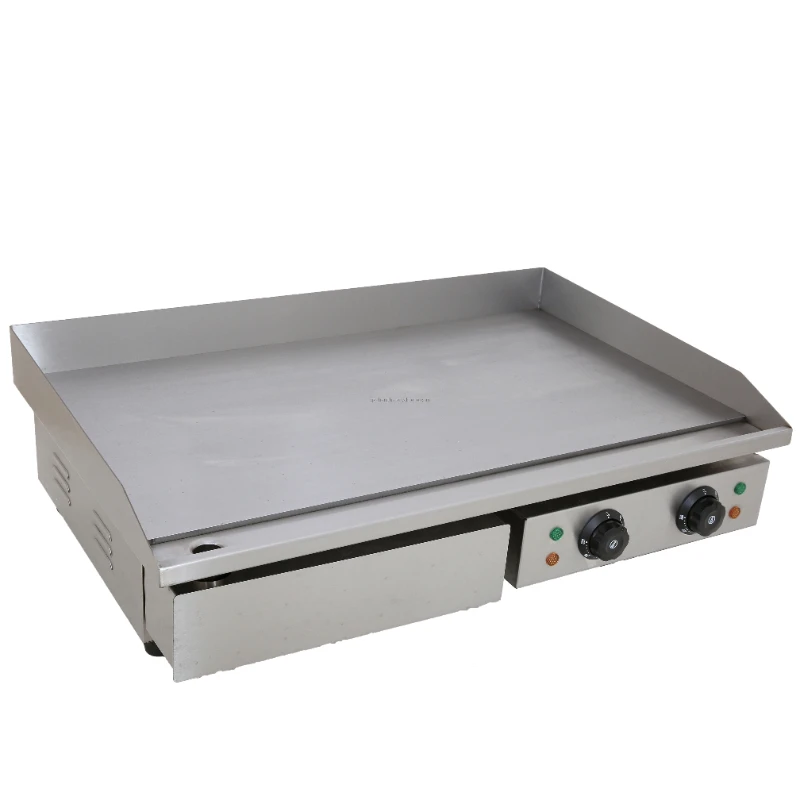 

Commercial Stainless Steel Kitchen Grill BBQ Burger Fryer Hotplate Full Flat Or Ribbed Countertop Electric Griddle