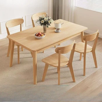 Nordic Wood Dining Set 1