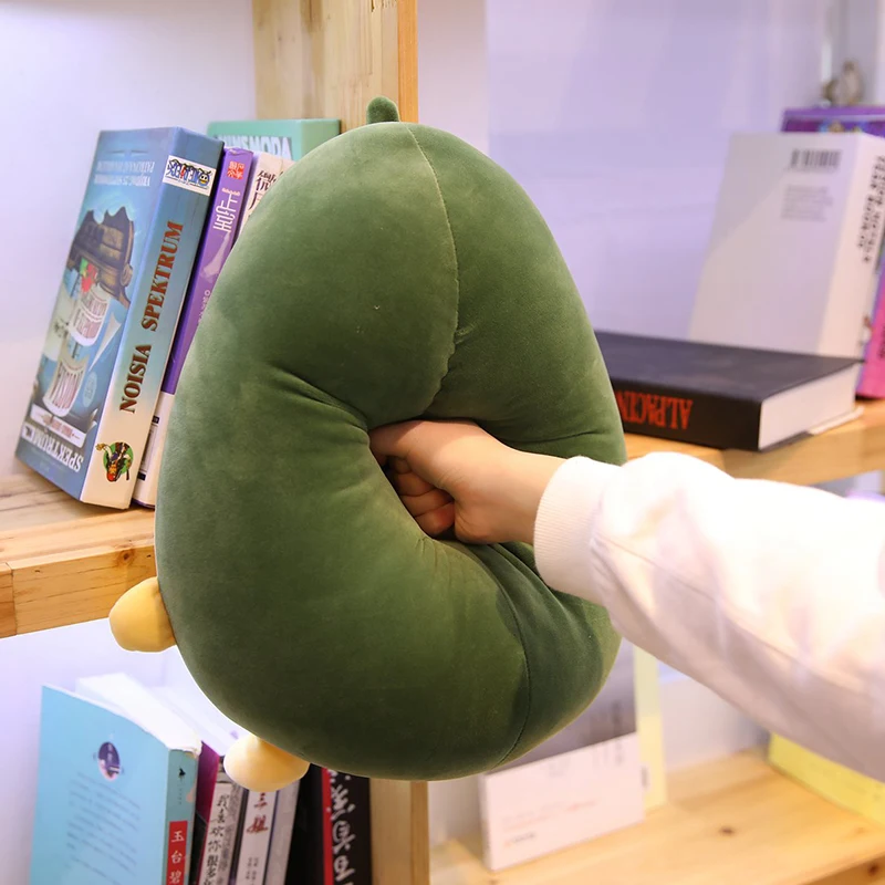 Avocado Fruits Plush Plant Toys Kawaii Cartoon Cute Stuffed Doll Cushion Boys Girls Anti Stress Cushion Pillow For Kids Children