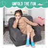 Children's Sofa - 2-in-1 Convertible Fold Out Couch & Lounger, Perfect for Kids Flip Out Chair Ideal for Playroom 4