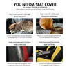 Universal Car Seat Covers: Premium 9-Piece Tire Track Kit