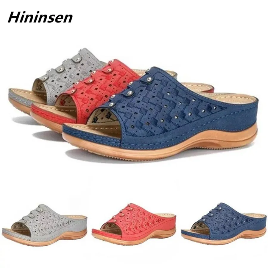 2023 Summer Women Wedge Sandals Premium Orthopedic Open Toe Sandals