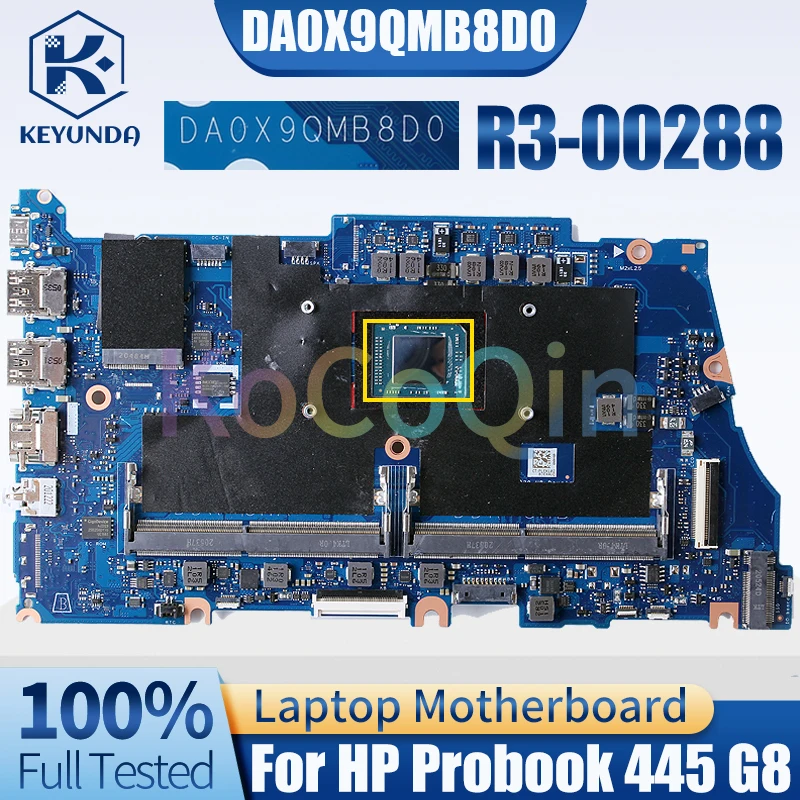 

DA0X9QMB8D0 For HP Probook 445 G8 Notebook Mainboard R3-00288 Laptop Motherboard Full Tested