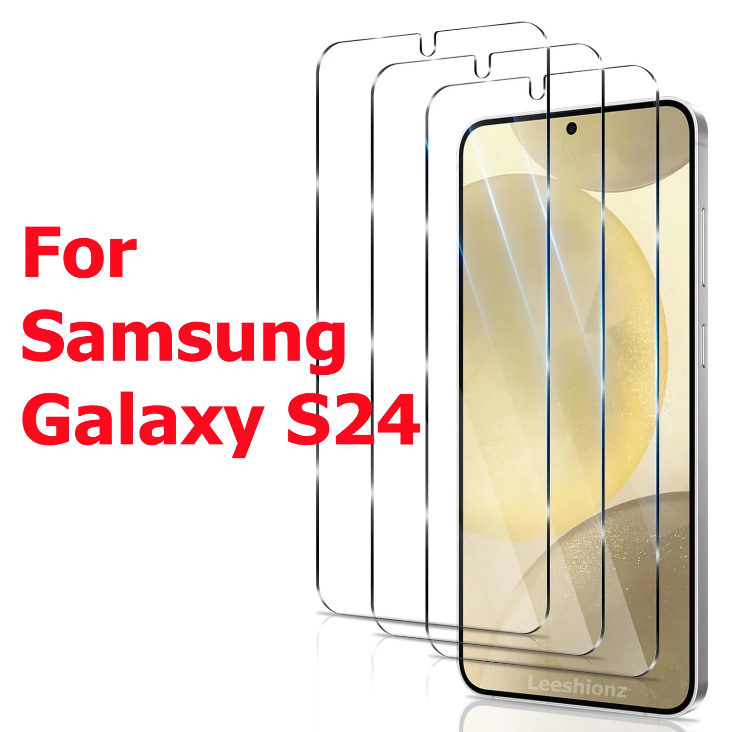 Premium Tempered Glass Screen Protector - 9H Hardness, Transparent & Anti-Scratch