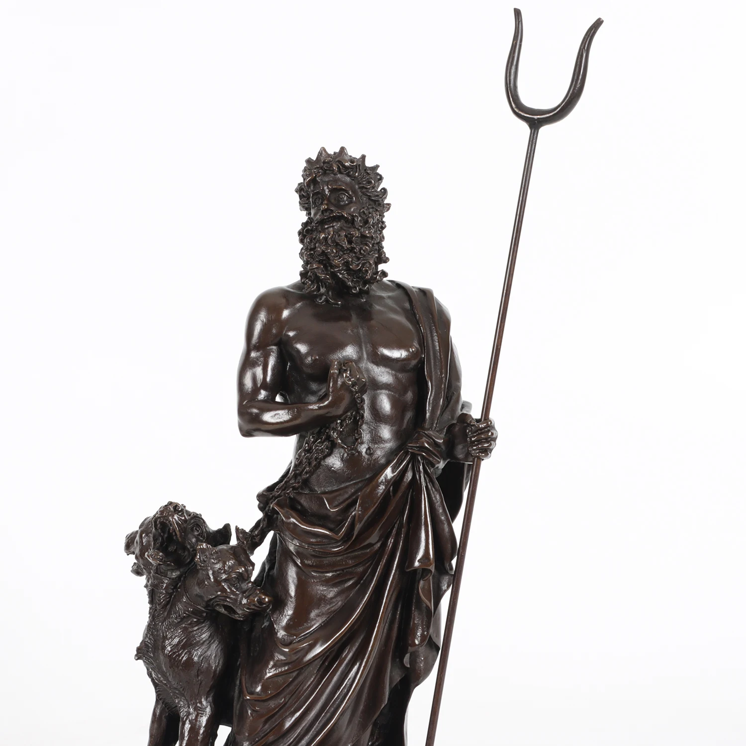 Statue d'Hadès en Bronze, Dieu Grec des Enfers avec Cerbère, Sculpture  Antique, Décoration de la Maison - AliExpress, image size:1500x1500