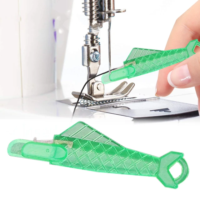 New Mini Sewing Machine Needle Threader Hook Tool Thread Craft Accessories  Diy - Sewing Tools & Accessory - Aliexpress